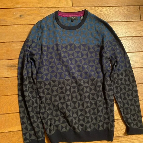 Ted Baker Patterned Sweater - Picture 2 of 5